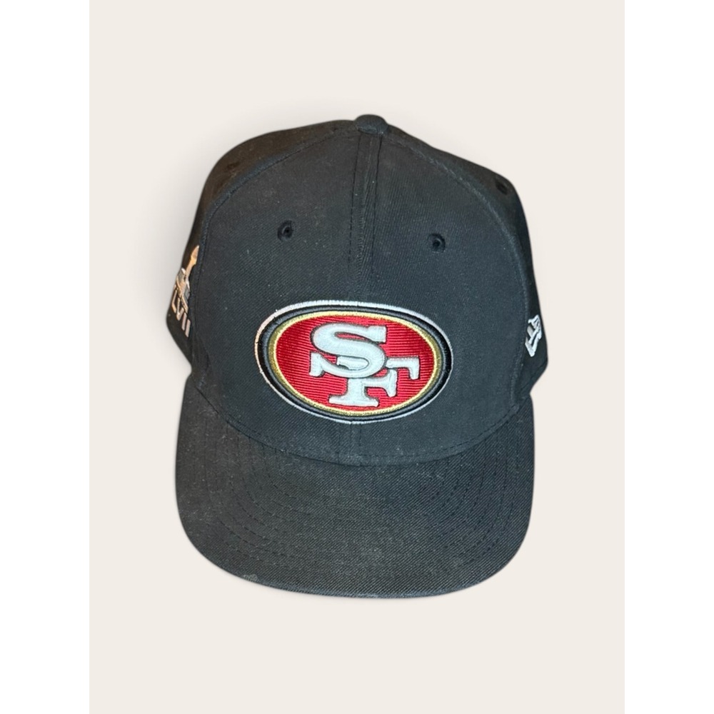New Era San Francisco 49ers Super Bowl XLVII Fitted Cap Hat Black 7 5/8